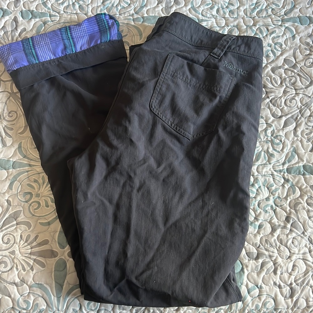 Marmot flannel lined pants 12